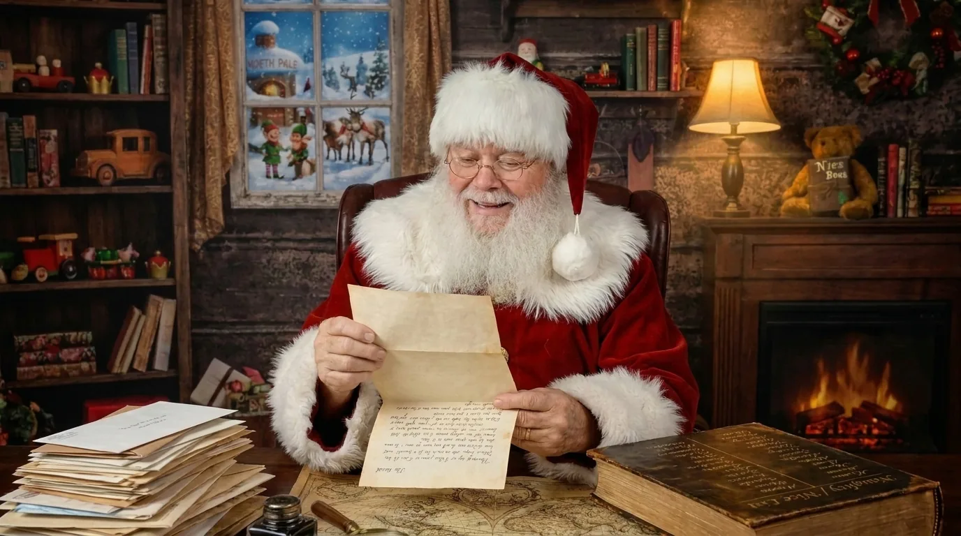 A letter from a child to Santa Oliver